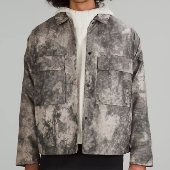 Lululemon LAB Lightweight Jacquard Jacket Apparition Jacquard Riverstone Size S. - Picture 4 of 13